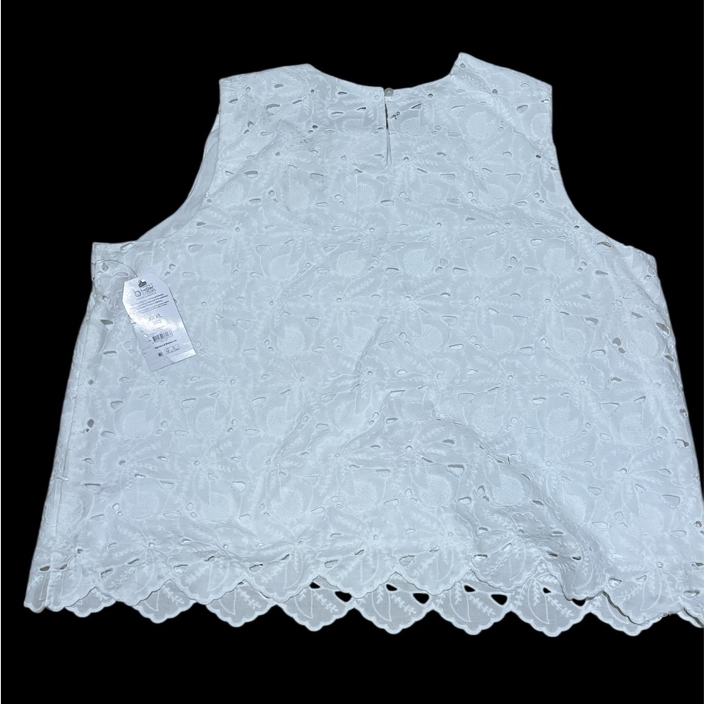 Time and Tru Ivory Lace Blouse